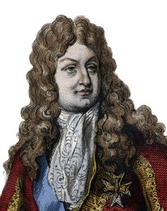 Portræt af Philippe II, hertug af Orleans (1674-1723), medlem af den franske kongefamilie og kongerigets regent fra 1715 til 1723. illustration fra "Le Plutarque Français" af Edmond Mennechet af Anonymous Anonymous