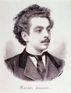 Portræt af Rafael Joseffy (gravering) af Anonymous Anonymous