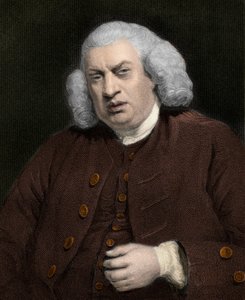 Portræt af Samuel Johnson (1709-1784), engelsk forfatter - Samuel Johnson af Anonymous Anonymous
