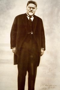 Portræt af den italienske filosof Giovanni Gentile (s/h foto) af Anonymous Anonymous