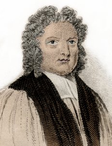 Portræt af eveque af Rochester Francis Atterbury (1663-1732), mand af bogstaver og politiker. Indgravering af det 19. århundrede. Milanese af Anonymous Anonymous