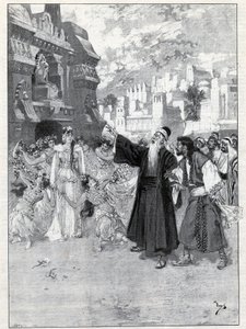 Repræsentation af en opera: "" Samson et Dalila"" af Camille Saint-Saens (Saint Saens af Anonymous Anonymous