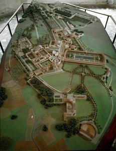 Romersk kunst: reduceret model af Villa Adriana (Hadrian) af Anonymous Anonymous