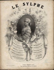 Nodehæfter til "" Le Sylphe"" opera-comique i 2 akter, tekst af M. de Saint-Georges, musik af M. Louis Clapisson 1808-1866 Privat samling. af Anonymous Anonymous