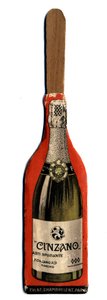 Lille reklamefan, objekt stammer fra promovering af Vermouth-mærket Cinzano, italiensk aperitifvin. Debut 20. århundredes privatsamling af Anonymous Anonymous