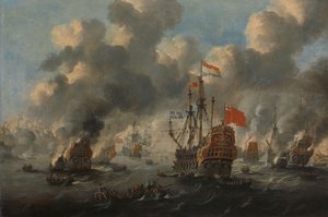 Det hollandske angreb på Medway af Anonymous Anonymous