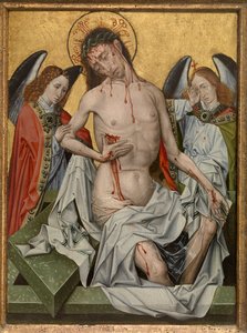 Smertensmanden, ca. 1430 (olie på panel) af Anonymous Anonymous