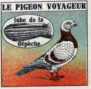 Posthuset: Rejseduen. Anonym illustration fra 1925. Privat samling. af Anonymous Anonymous