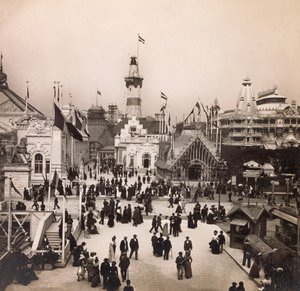 Universal Exposition of 1900 - Exposition Universelle de 1900 i Paris: Commerce Navigation Pavilion - privat samling af Anonymous Anonymous