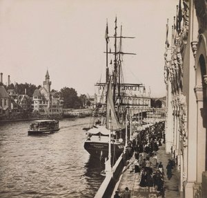 Verdensudstilling af 1900 - Verdensudstilling af 1900 i Paris: Gamle Paris - privat samling af Anonymous Anonymous