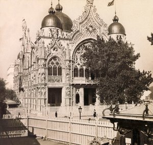 Verdensudstilling 1900 - Verdensudstilling i 1900 i Paris: Italiens pavillon - privat samling af Anonymous Anonymous