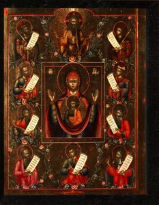 Vor Frue af Kursk, begyndelsen af det 19. århundrede. af Anonymous Russian icon painter