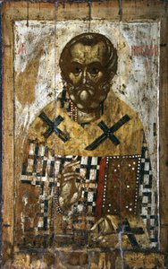 Sankt Nikolaus, 1300-tallet af Anonymous Russian icon painter