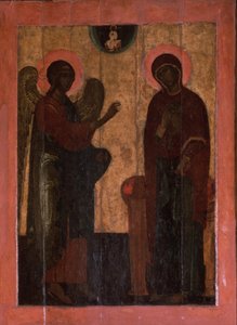 Bebudelsen af Ustyug, anden halvdel af det 16. årh. af Anonymous Russian icon painter