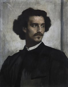 Selvportræt, 1873 af Anselm Feuerbach