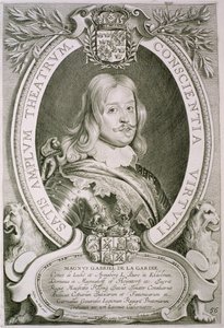 Magnus Gabriel (1622-86) greve de la Gardie, fra "Portraits des Hommes Illustres", graveret af Petrus de Iode, udgivet 1706