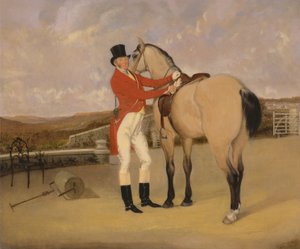 James Taylor Wray fra Bedale Hunt med sin Dun Hunter af Anson Ambrose Martin