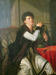 Portræt af Francois Joseph Talma (1763-1826) som Hamlet
