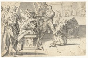 Dom af grev Willem III den Gode over fogeden i Sydholland af Anthonie Blocklandt