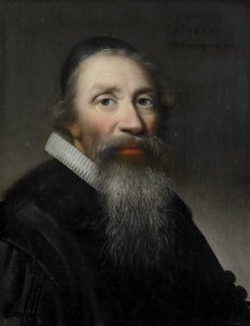 Portræt af en mand, sandsynligvis en præst af Anthonie Palamedesz (copy after)
