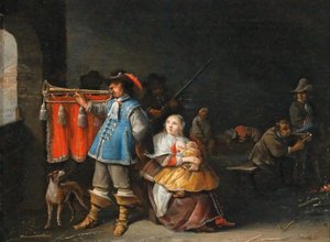 Et vagtrumsinteriør af Anthonie Palamedesz.
