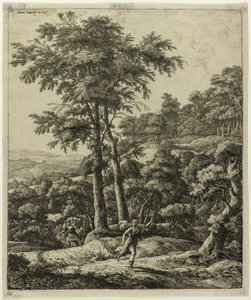 Apollo og Daphne af Anthonie Waterloo
