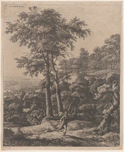 Apollo og Daphne, 1600-tallet. af Anthonie Waterloo