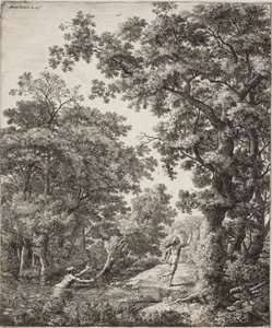 Landskab med Alpheus og Arethusa af Anthonie Waterloo