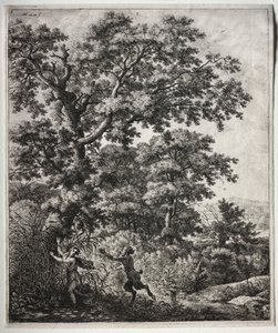 Pan og Syrinx. af Anthonie Waterloo