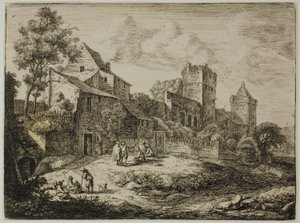 Gården foran kroen, fra Twelve Landscapes