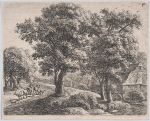 Hyrden og Møllen, 1600-tallet.