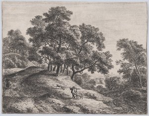 Kaninjægeren, 1600-tallet. af Anthonie Waterloo