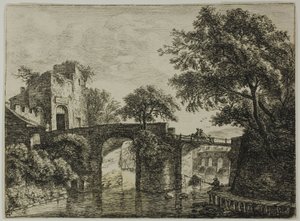 Den ødelagte by af Anthonie Waterloo