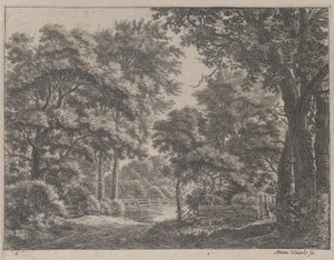 The Trimmed Groves, 1600-tallet. af Anthonie Waterloo