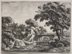 Tolv landskaber (H.95-106): De to broer af Anthonie Waterloo