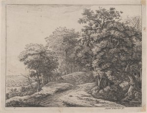 Two Men in a Hollow, 1600-tallet.