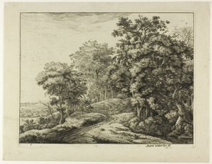 To mænd i hulen af Anthonie Waterloo