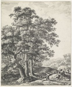 Venus og Adonis af Anthonie Waterloo