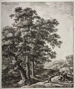 Venus og Adonis. af Anthonie Waterloo