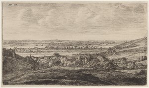 Hamlet i en dal af Anthonie Waterloo and Johannes Ruischer