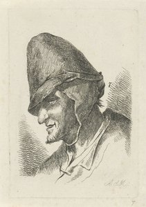 Mand med høj hat af Anthonie Willem Hendrik Nolthenius de Man