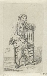 Mand på en stol 12 studiefigurer (serietitel) af Anthonie Willem Hendrik Nolthenius de Man