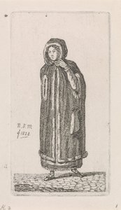 Kvinde med kappe 12 studiefigurer (serietitel)