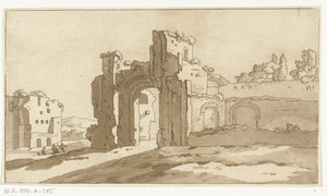 Ruinerne af den store sal i Caracalla-badene, Rom