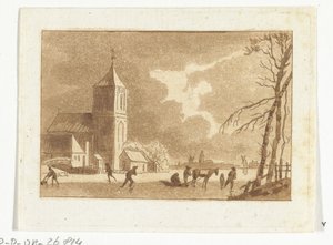 vinter ansigt af Anthonie van den Bos