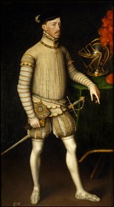 Maximilian II af Habsburg - Portræt af den hellige romerske kejser Maximilian II af Østrig (1527-1576) af Antonis (Anthonis) Mor (ca. 1517-1577)