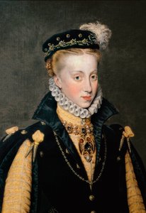 Portræt af Anna af Østrig, dronning af Spanien