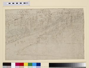 Borough High Street med St. Mary Overy, fra 