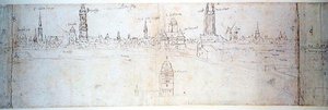 Bruges af Anthonis van den Wyngaerde