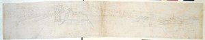 Greenwich Palace, ca. 1544 (pen og blæk og blyant på papir) af Anthonis van den Wyngaerde